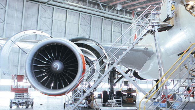 Technische Wartung in der AUA Werft